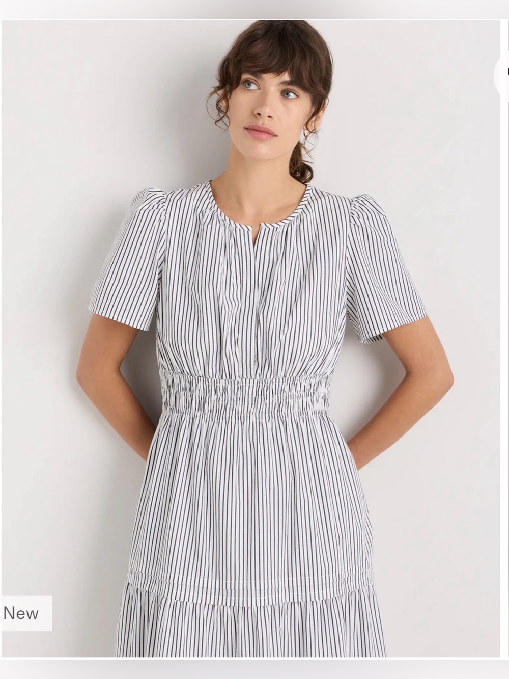 Quince Striped Tiered Maxi Dress - Picture 9 of 16